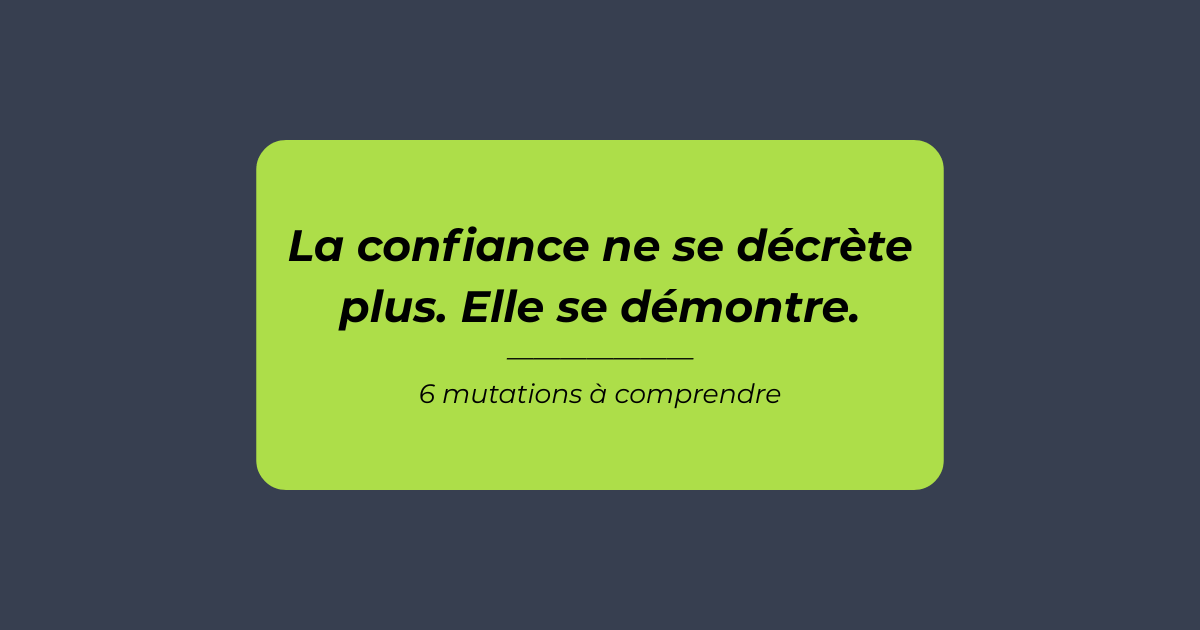 Visuel présentant les principales mutations de la décision d’achat d’une formation