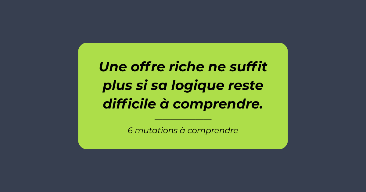 Visuel présentant les principales mutations de l’offre de formation