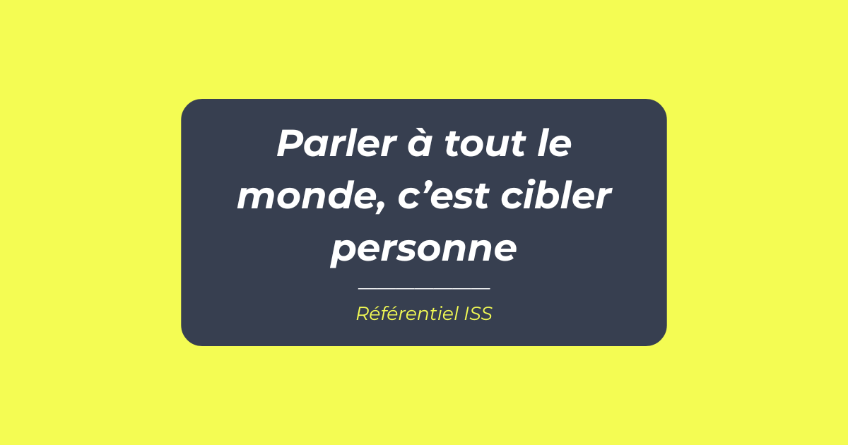 Visuel ISS-SO-05 sur la segmentation, référentiel ISS Turquoise Academy