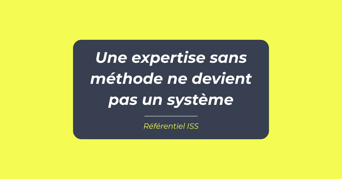 Visuel ISS-SO-06 sur la signature méthodologique, référentiel ISS Turquoise Academy