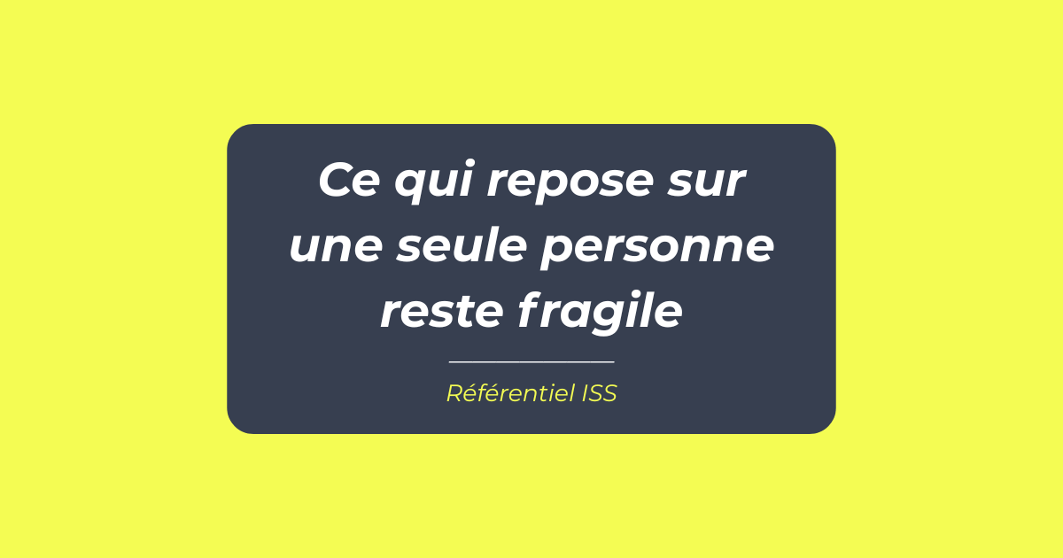 Visuel ISS-DP-07 sur la dépendance au dirigeant, référentiel ISS Turquoise Academy
